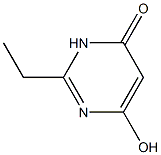 2-Ethyl-6-hydroxypyrimidin-4(3H)-one Struktur