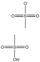 Methanesulfonate methanesulfonate Struktur