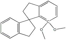 7, 7-Dimethoxy-1, 1-spirobiindane Struktur