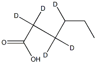 Hexanoic Acid-d5 Struktur