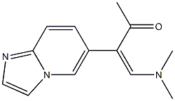 (Z)-4-(dimethylamino)-3-(imidazo[1,2-A]pyridin-6-yl)3-buten-2-one Struktur