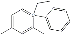 1-Phenyl-xylylethane. Struktur