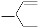 3-Methylene-1-pentene. Struktur