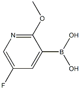 5-Fluoro-2-methoxypyridine-3-boronic acid 98% Struktur