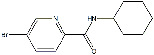 5-Bromo-N-cyclohexylpicolinamide Struktur