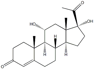 11ALPHA-HYDROXY-17ALPHA-HYDROXY PROGESTERONE Struktur