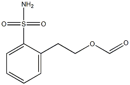 2-(ETHYL FORMATE) BENZENE SULFOMAMIDE Struktur