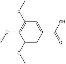 3,4,5-TRIMETHOXYLBENZOIC ACID (FOR TRIMEBUTINE MALEATE ) Struktur