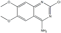 4-AMINO-6,7-DIMETHOXY-2-CHLORO-QUINAZOLINE Struktur