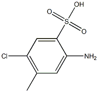 3-amino-6-chlorotoluene-4-sulfonic acid Struktur