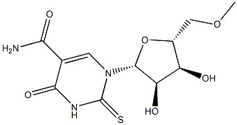 5-carbamoylmethyl-2-thiouridine Struktur