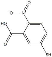 3-carboxy-4-nitrobenzenethiol Struktur