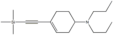 dipropyl(4-trimethylsilylethynylcyclohex-3-enyl)amine Struktur