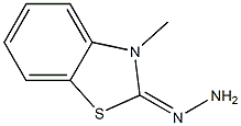 3-methyl-2,3-dihydro-1,3-benzothiazol-2-one hydrazone Struktur