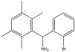 (2-bromophenyl)(2,3,5,6-tetramethylphenyl)methanamine Struktur