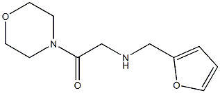 2-[(furan-2-ylmethyl)amino]-1-(morpholin-4-yl)ethan-1-one Struktur