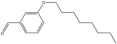 3-(octyloxy)benzaldehyde Struktur