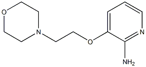 3-[2-(morpholin-4-yl)ethoxy]pyridin-2-amine Struktur