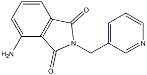 4-amino-2-(pyridin-3-ylmethyl)-2,3-dihydro-1H-isoindole-1,3-dione Struktur