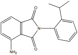 4-amino-2-[2-(propan-2-yl)phenyl]-2,3-dihydro-1H-isoindole-1,3-dione Struktur