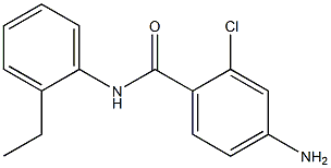 4-amino-2-chloro-N-(2-ethylphenyl)benzamide Struktur