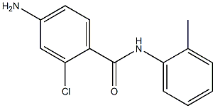 4-amino-2-chloro-N-(2-methylphenyl)benzamide Struktur