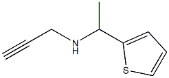 prop-2-yn-1-yl[1-(thiophen-2-yl)ethyl]amine Struktur