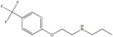 propyl({2-[4-(trifluoromethyl)phenoxy]ethyl})amine Struktur