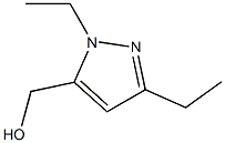 1H-Pyrazole-5-methanol, 1,3-diethyl- 
 Struktur