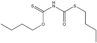 O,S-dibutyl dithioimidodicarbonate Struktur