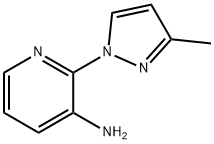 3-AMINO-2-(3-METHYL-1H-PYRAZOL-1-YL)PYRIDINE Struktur