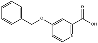 2-Pyridinecarboxylic acid, 4-(phenylmethoxy)- Struktur