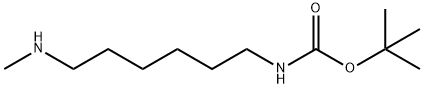 tert-Butyl 6-(methylamino)hexylcarbamate Struktur