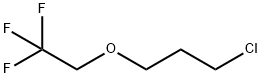 1-chloro-3-(2,2,2-trifluoroethoxy)propane Struktur