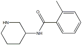 2-methyl-N-(piperidin-3-yl)benzamide Struktur