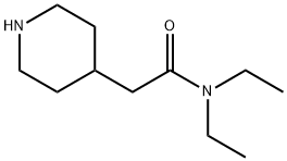 N,N-diethyl-2-piperidin-4-ylacetamide Struktur