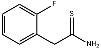 2-(2-fluorophenyl)ethanethioamide Struktur