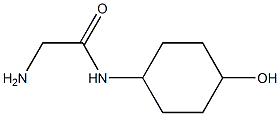 2-amino-N-(4-hydroxycyclohexyl)acetamide Struktur