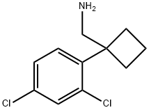 [1-(2,4-dichlorophenyl)cyclobutyl]methanamine Struktur