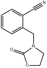 2-[(2-oxo-1,3-oxazolidin-3-yl)methyl]benzonitrile Struktur