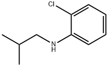 2-chloro-N-(2-methylpropyl)aniline Struktur