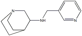 N-(pyridin-3-ylmethyl)-1-azabicyclo[2.2.2]octan-3-amine Struktur