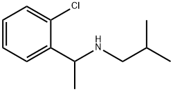 [1-(2-chlorophenyl)ethyl](2-methylpropyl)amine Struktur