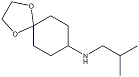 N-(2-methylpropyl)-1,4-dioxaspiro[4.5]decan-8-amine Struktur