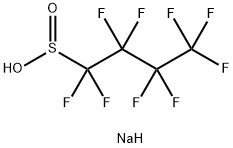 sodium 1,1,2,2,3,3,4,4,4-nonafluoro-1-butanesulfinate Struktur