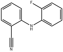 2-[(2-fluorophenyl)amino]benzonitrile Struktur