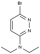 3-Bromo-6-(diethylamino)pyridazine Struktur