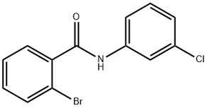 2-bromo-N-(3-chlorophenyl)benzamide Struktur