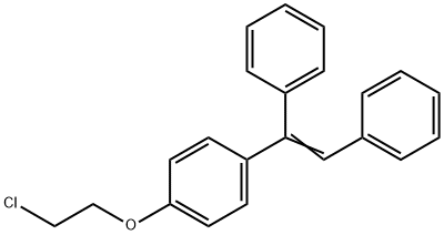 1-(2-chloroethoxy)-4-(1,2-diphenylvinyl)benzene Struktur