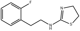 N-[2-(2-fluorophenyl)ethyl]-4,5-dihydro-1,3-thiazol-2-amine Struktur